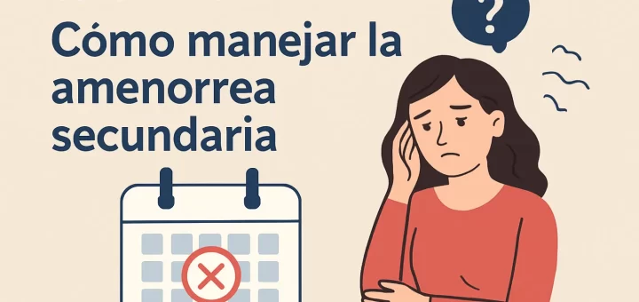 Cómo manejar la amenorrea secundaria