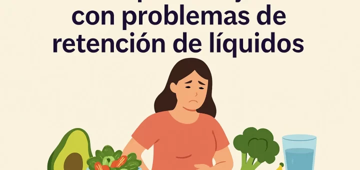 Dieta para mujeres con problemas de retención de líquidos