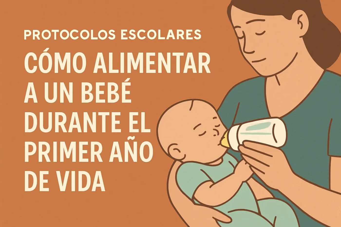 protocolos escolares para Cómo alimentar a un bebé durante el primer año de vida