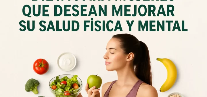 Dieta para mujeres que desean mejorar su salud física y mental