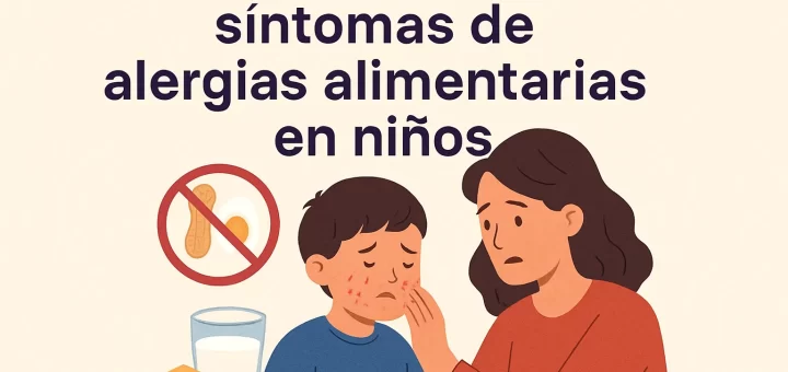 cómo controlar Cómo identificar síntomas de alergias alimentarias en niños