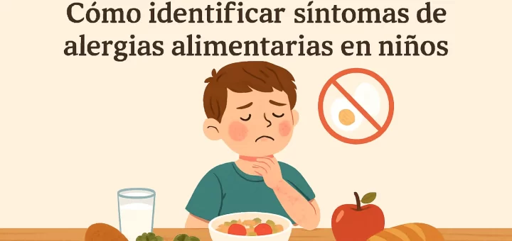 cómo influye la alimentación en Cómo identificar síntomas de alergias alimentarias en niños