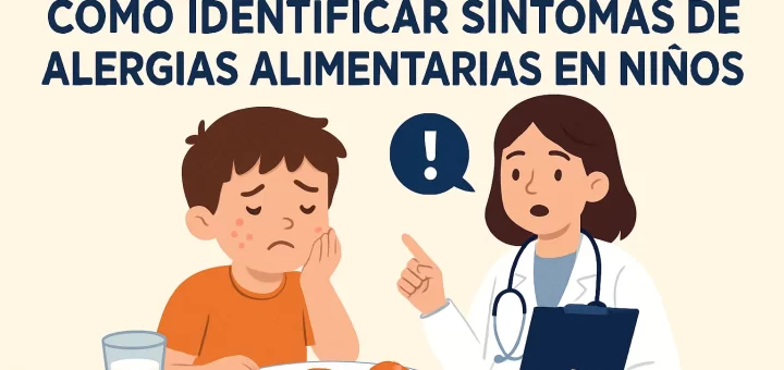 cómo se diagnostica Cómo identificar síntomas de alergias alimentarias en niños