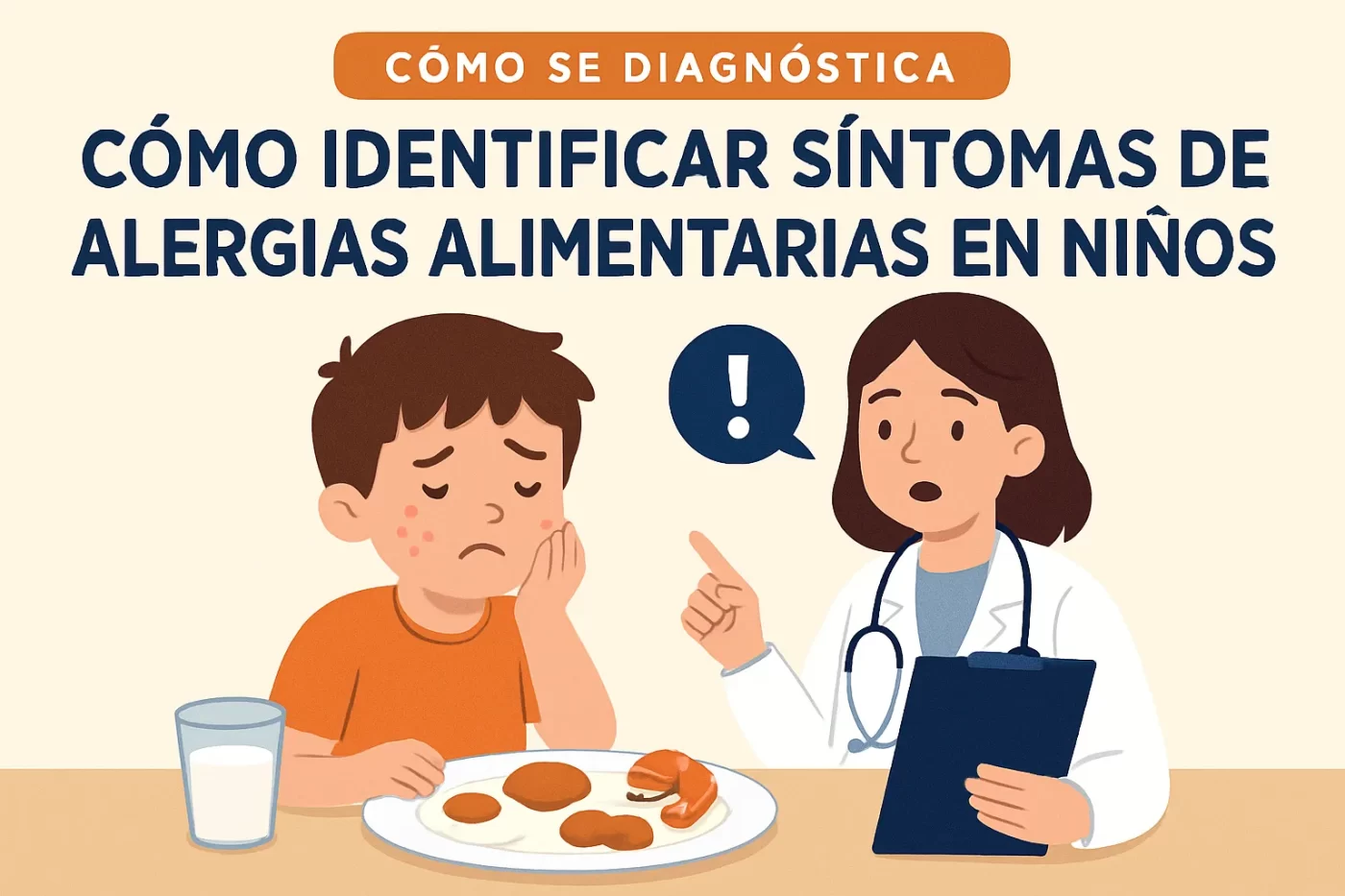 cómo se diagnostica Cómo identificar síntomas de alergias alimentarias en niños