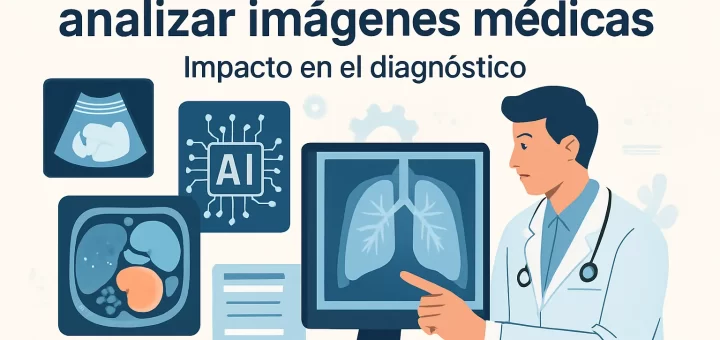 impacto en el diagnóstico de Cómo se usa la IA para analizar imágenes médicas