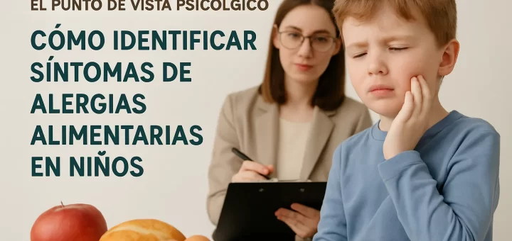 cómo abordar desde el punto de vista psicológico Cómo identificar síntomas de alergias alimentarias en niños