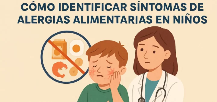 protocolos de atención para Cómo identificar síntomas de alergias alimentarias en niños