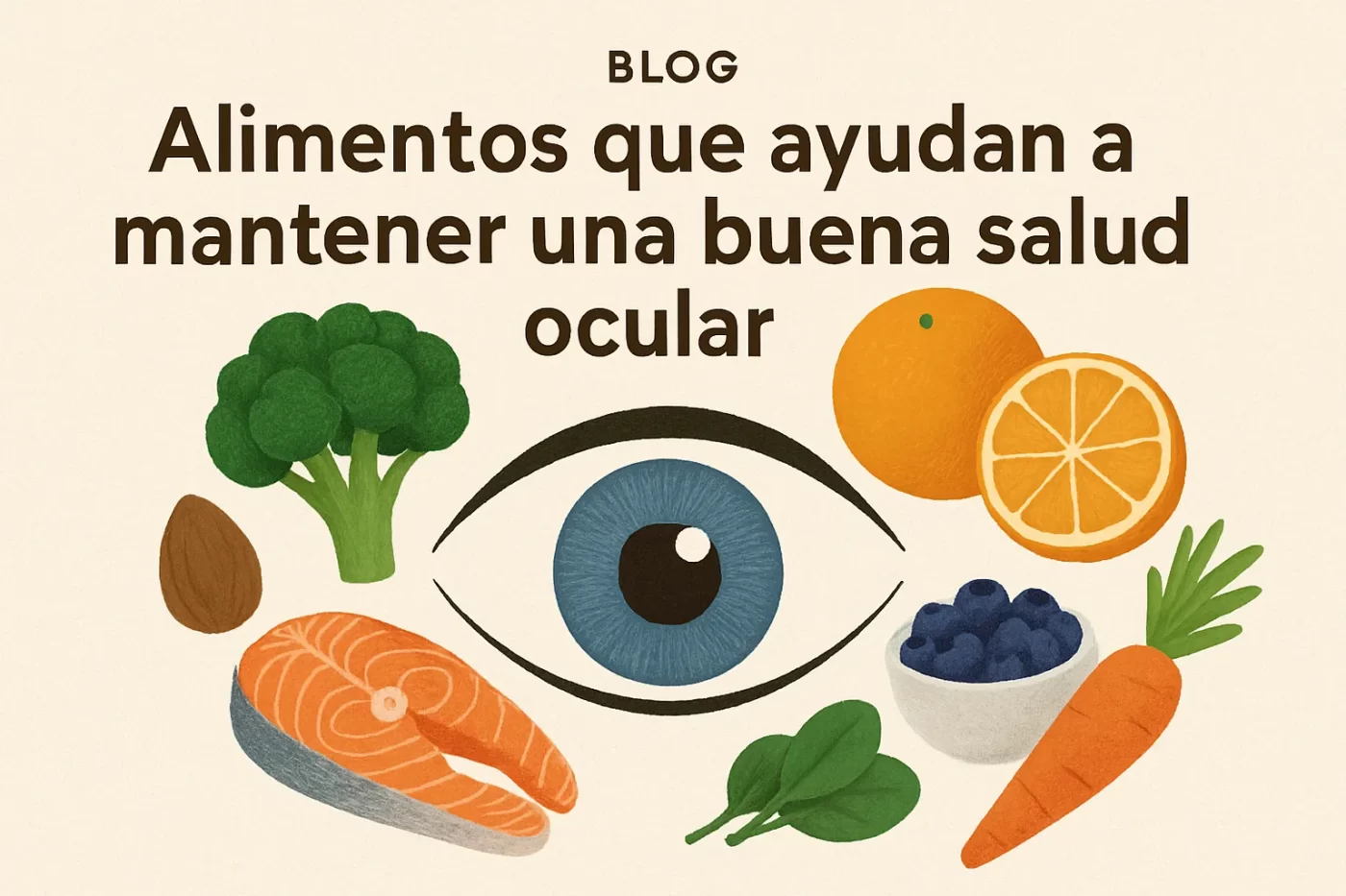 Alimentos que ayudan a mantener una buena salud ocular