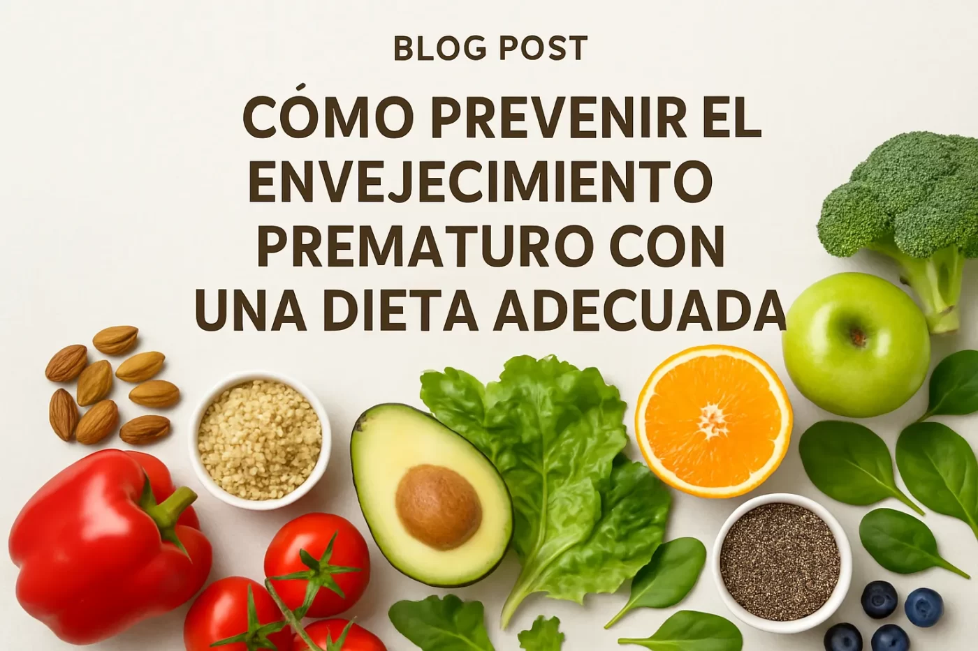 Cómo prevenir el envejecimiento prematuro con una dieta adecuada