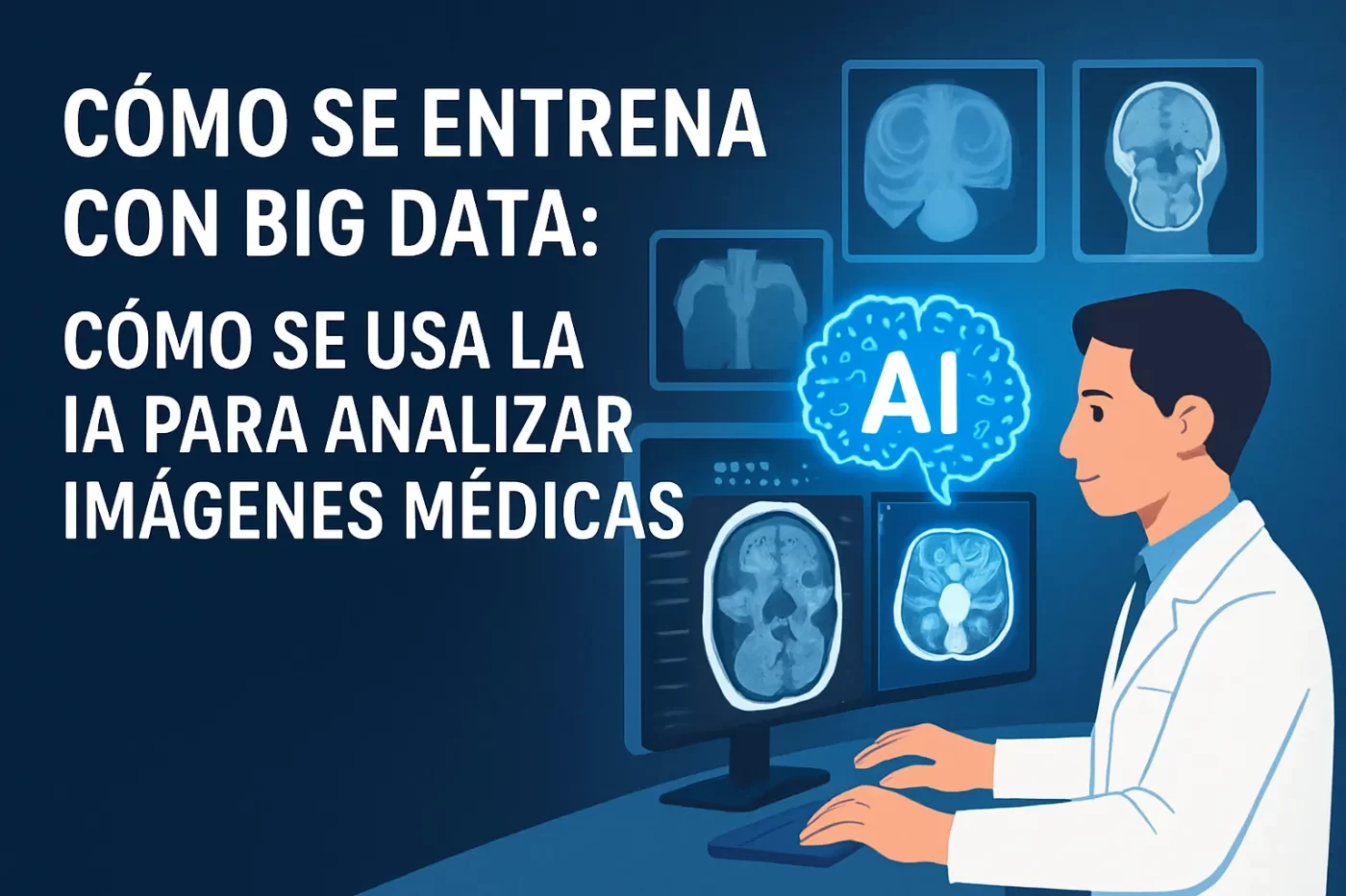 cómo se entrena con big data Cómo se usa la IA para analizar imágenes médicas