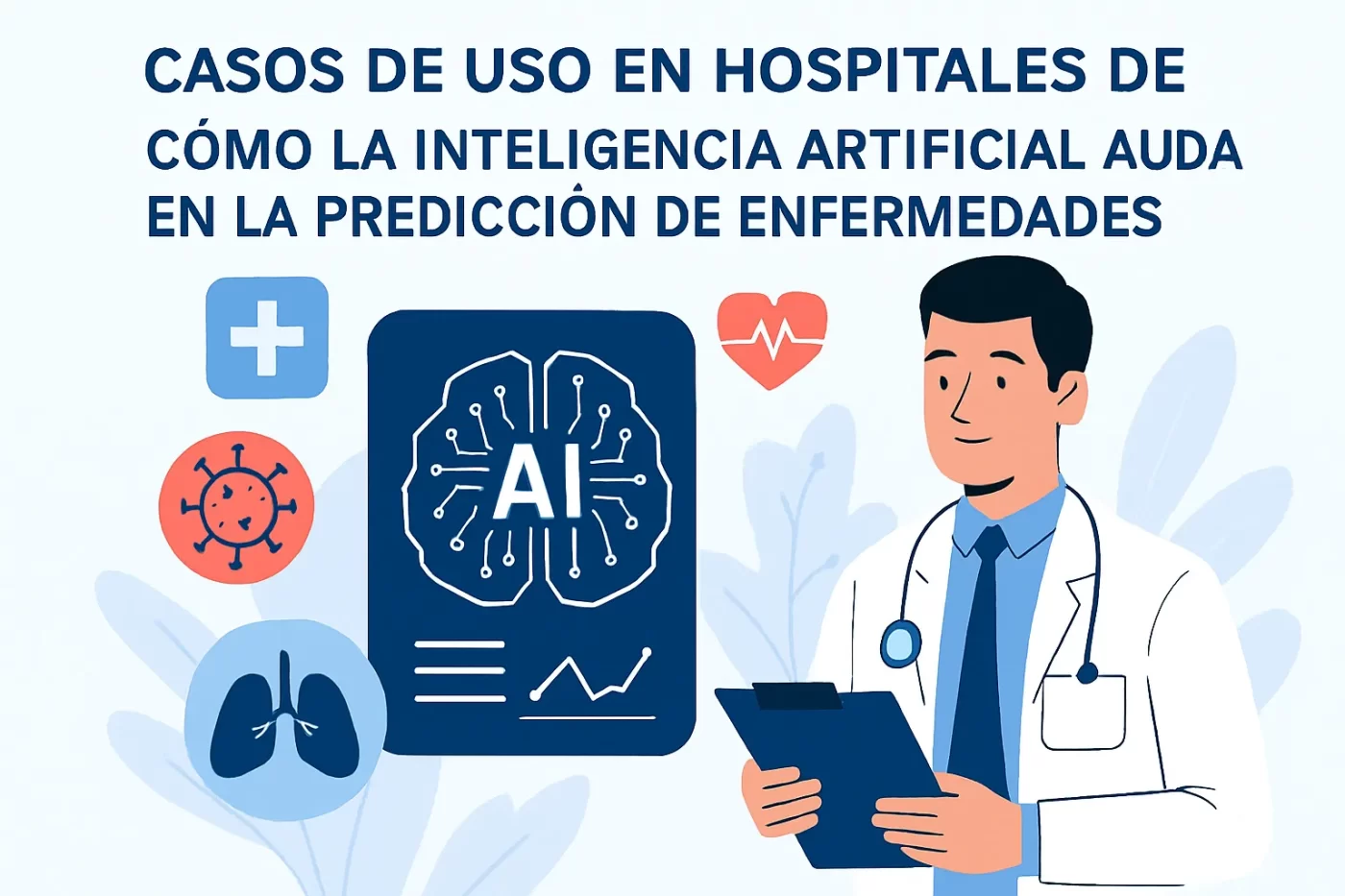 casos de uso en hospitales de Cómo la inteligencia artificial ayuda en la predicción de enfermedades