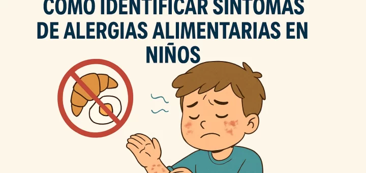 cómo se relaciona con el desarrollo cognitivo Cómo identificar síntomas de alergias alimentarias en niños