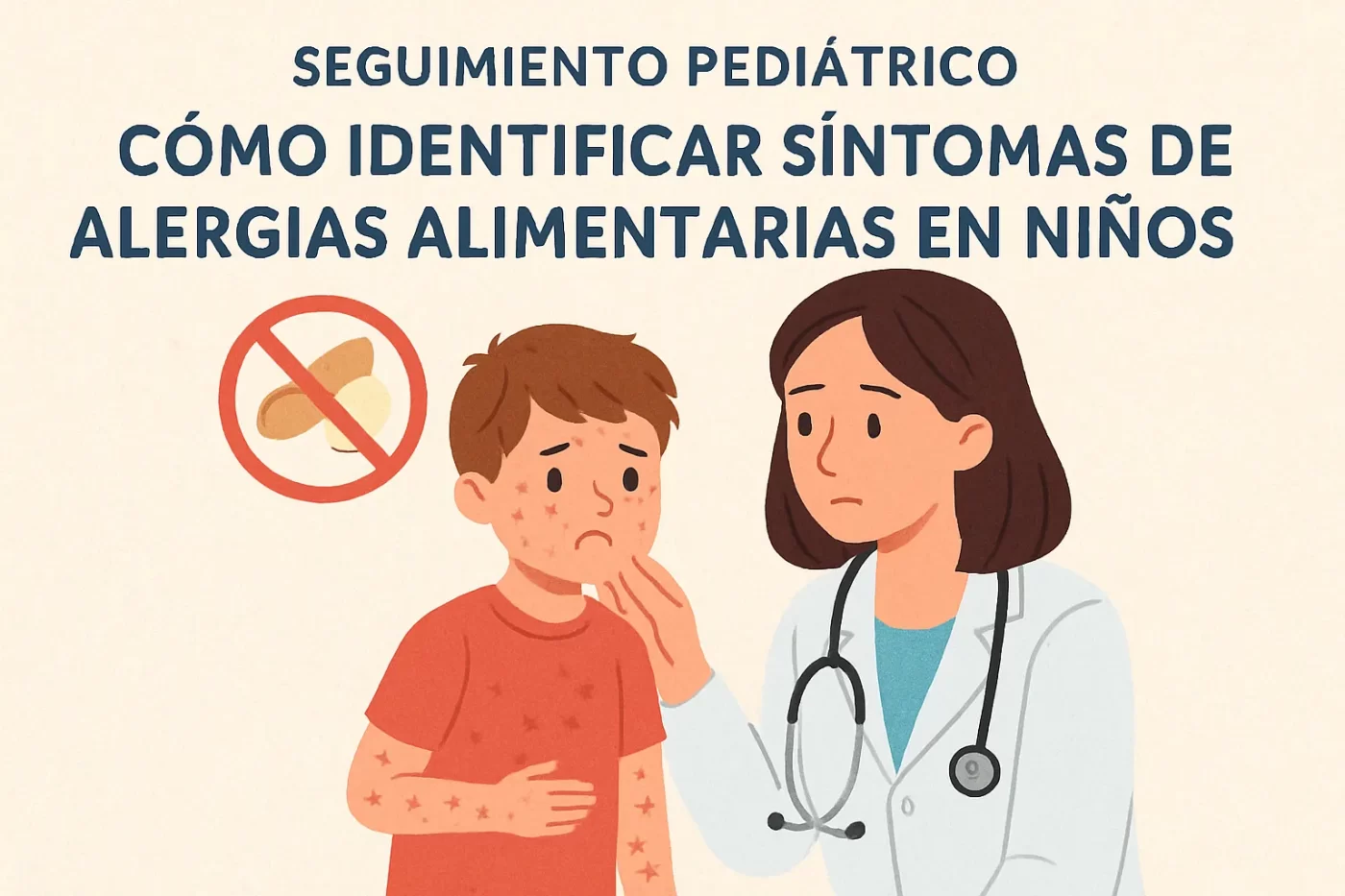 seguimiento pediátrico de Cómo identificar síntomas de alergias alimentarias en niños