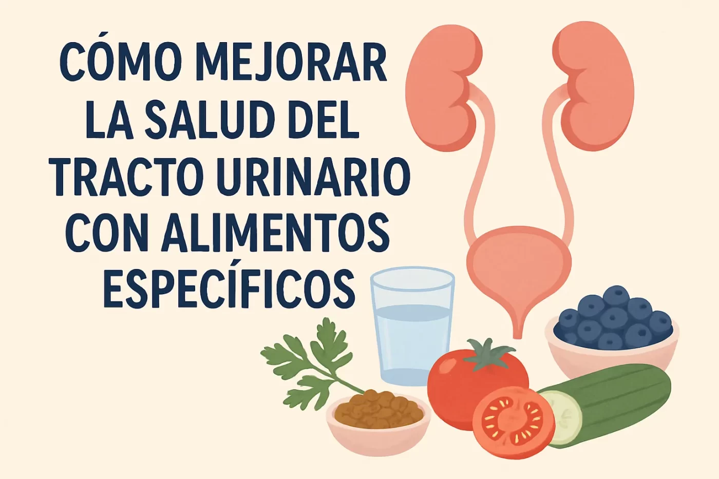 Cómo mejorar la salud del tracto urinario con alimentos específicos