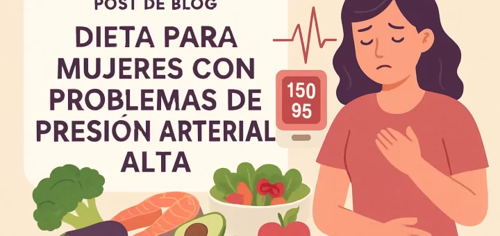 Dieta para mujeres con problemas de presión arterial alta