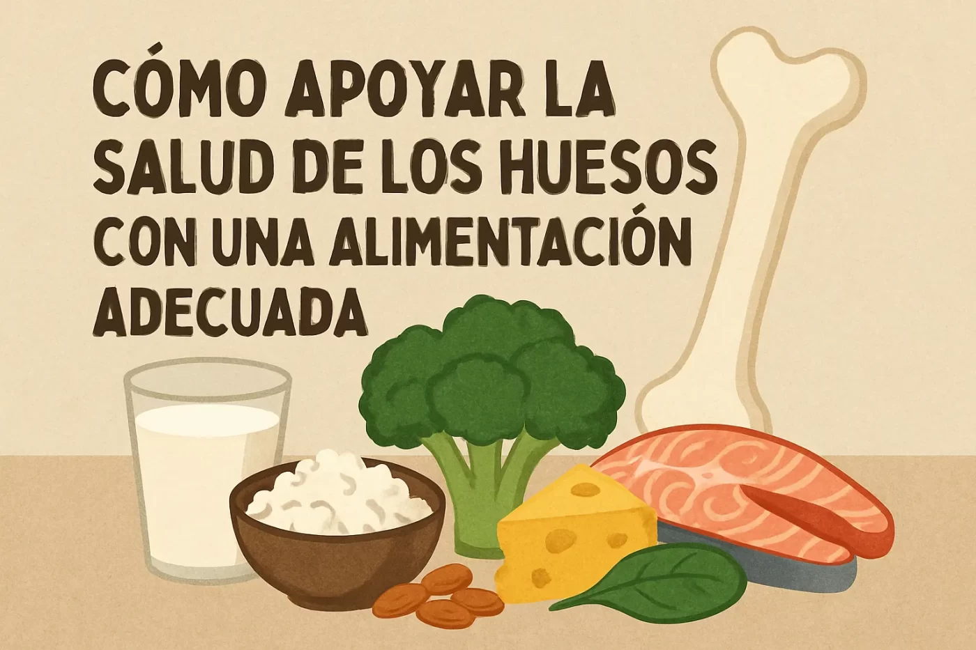 Cómo apoyar la salud de los huesos con una alimentación adecuada