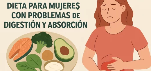 Dieta para mujeres con problemas de digestión y absorción