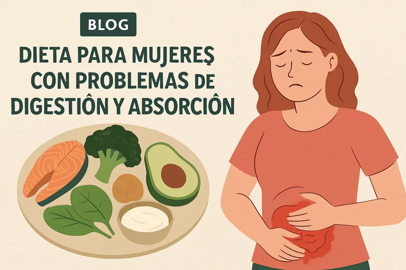 Dieta para mujeres con problemas de digestión y absorción