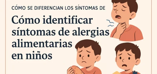 cómo se diferencian los síntomas de Cómo identificar síntomas de alergias alimentarias en niños