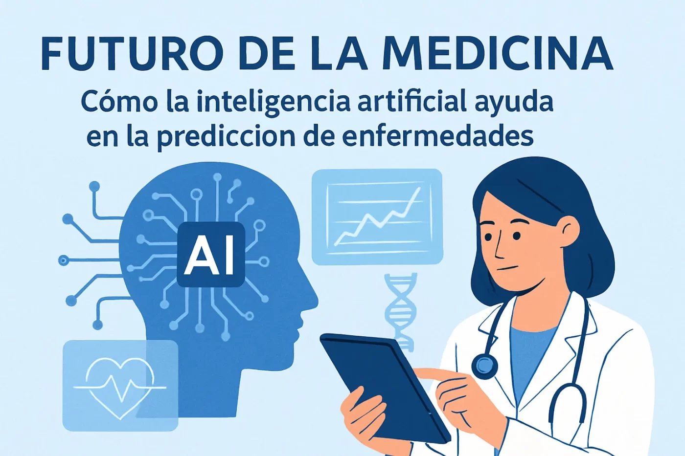 futuro de la medicina con Cómo la inteligencia artificial ayuda en la predicción de enfermedades
