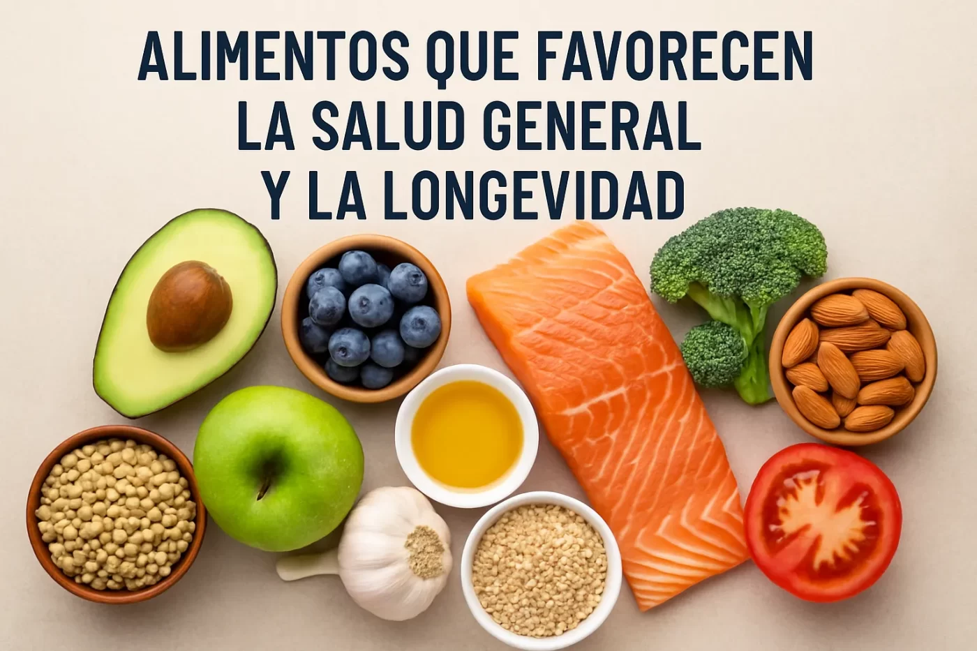 Alimentos que favorecen la salud general y la longevidad