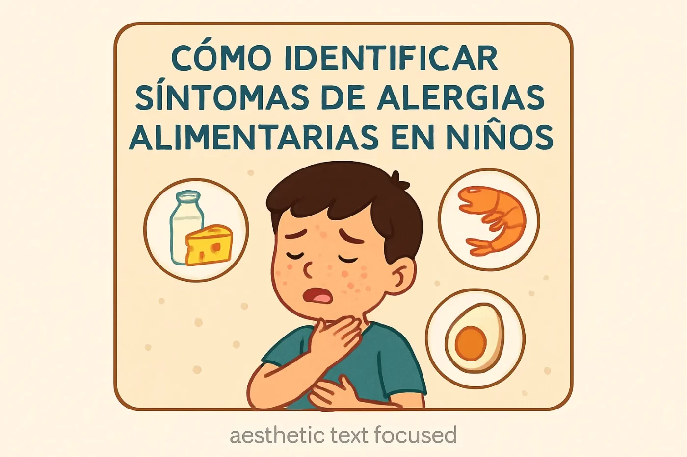 cómo establecer rutinas saludables para Cómo identificar síntomas de alergias alimentarias en niños