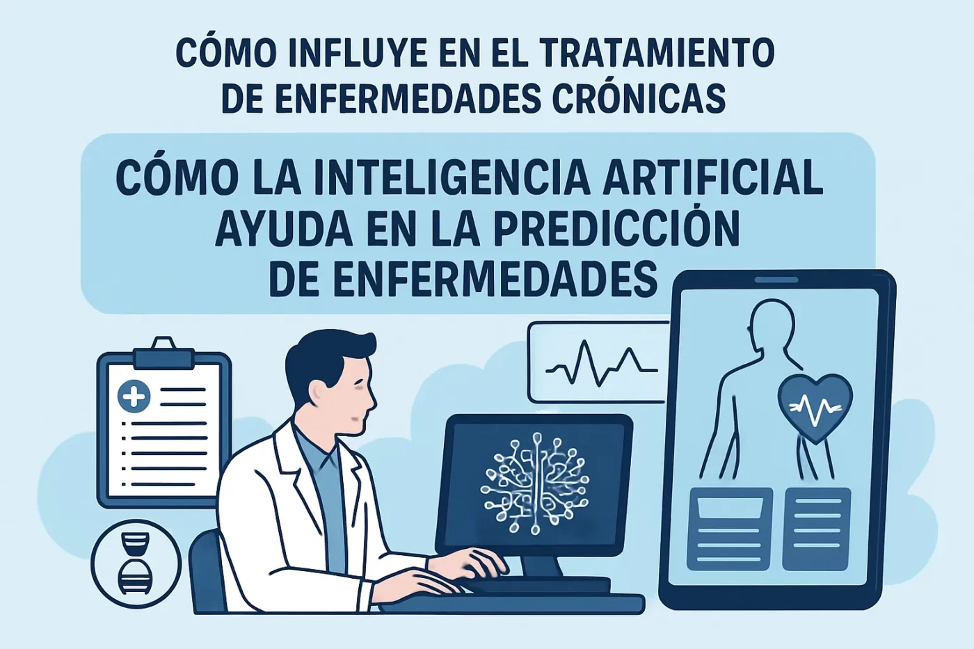 cómo influye en el tratamiento de enfermedades crónicas Cómo la inteligencia artificial ayuda en la predicción de enfermedades