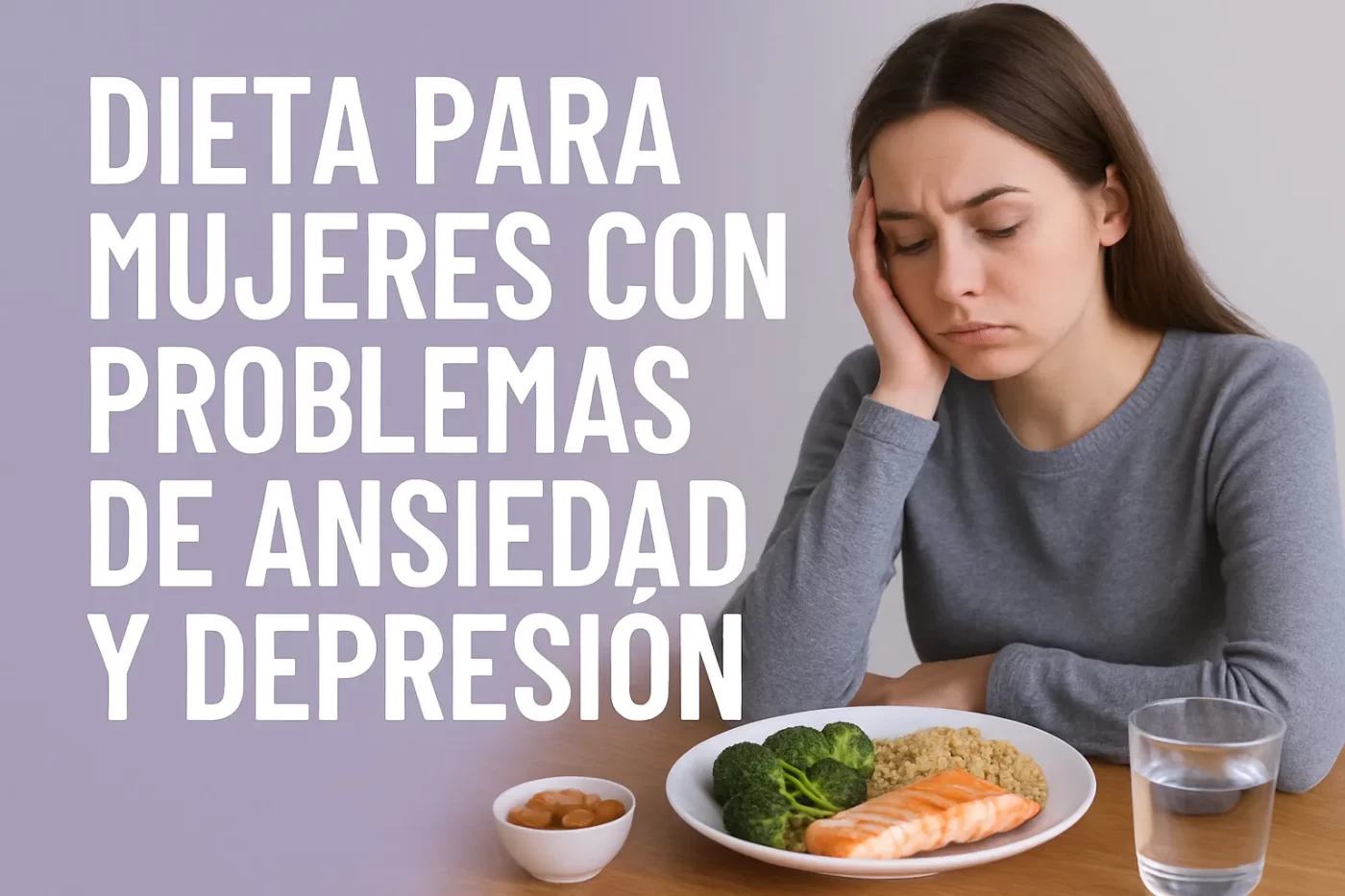 Dieta para mujeres con problemas de ansiedad y depresión