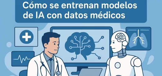 aplicaciones clínicas de Cómo se entrenan modelos de IA con datos médicos