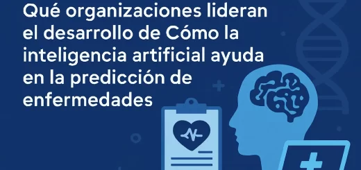 qué organizaciones lideran el desarrollo de Cómo la inteligencia artificial ayuda en la predicción de enfermedades