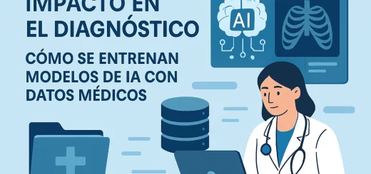 impacto en el diagnóstico de Cómo se entrenan modelos de IA con datos médicos