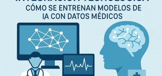 integración tecnológica de Cómo se entrenan modelos de IA con datos médicos