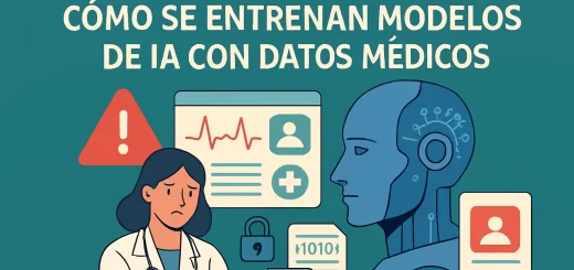 riesgos asociados al uso de Cómo se entrenan modelos de IA con datos médicos