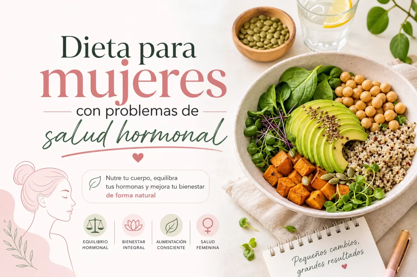 Dieta para mujeres con problemas de salud hormonal