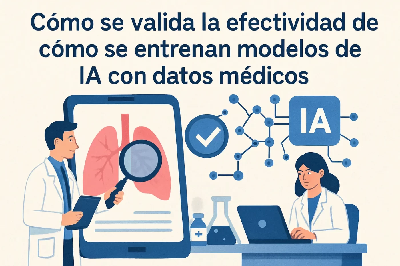 cómo se valida la efectividad de Cómo se entrenan modelos de IA con datos médicos