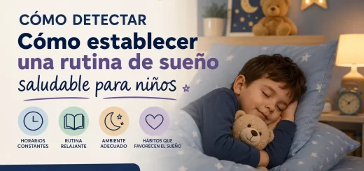 cómo detectar Cómo establecer una rutina de sueño saludable para niños