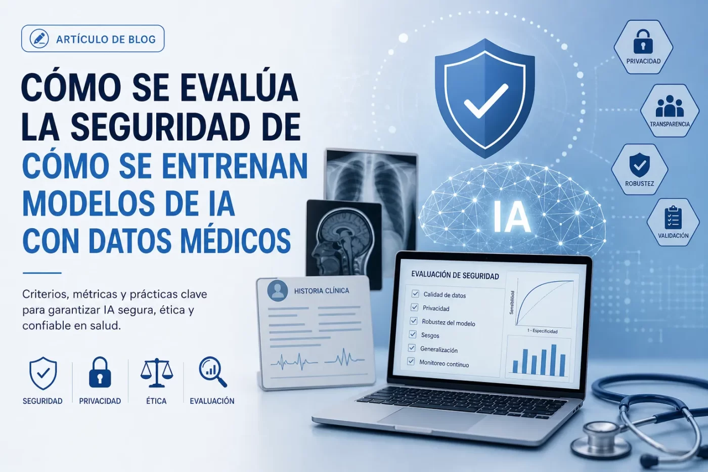 cómo se evalúa la seguridad de Cómo se entrenan modelos de IA con datos médicos