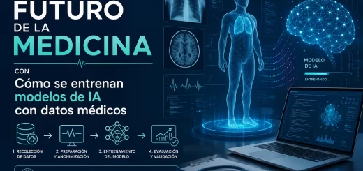 futuro de la medicina con Cómo se entrenan modelos de IA con datos médicos