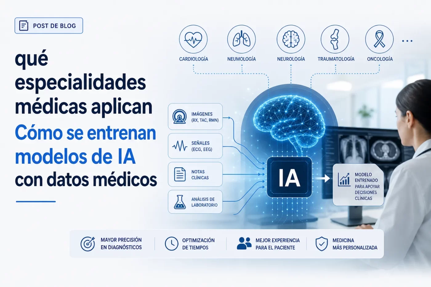 que-especialidades-medicas-aplican-Como-se-entrenan-modelos-de-IA-con-datos-medicos | SoloSalud.net qué especialidades médicas aplican Cómo se entrenan modelos de IA con datos médicos