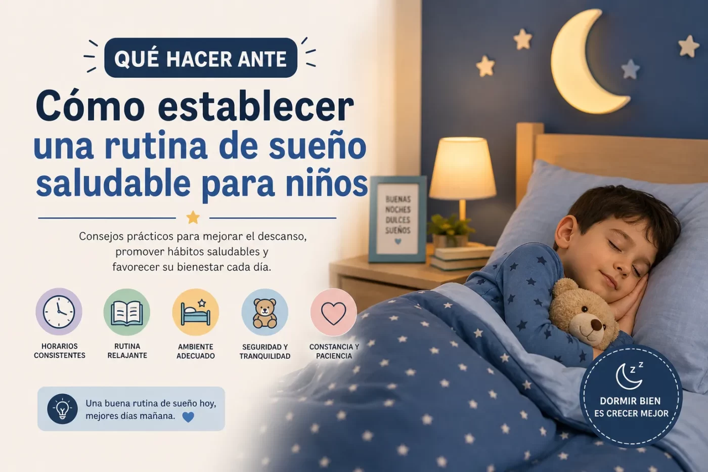 que-hacer-ante-Como-establecer-una-rutina-de-sueno-saludable-para-ninos | SoloSalud.net qué hacer ante Cómo establecer una rutina de sueño saludable para niños