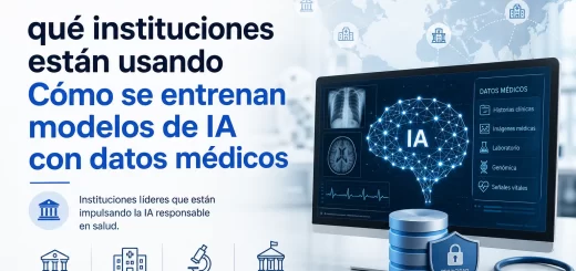 qué instituciones están usando Cómo se entrenan modelos de IA con datos médicos