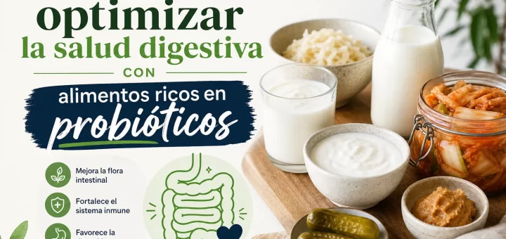Cómo optimizar la salud digestiva con alimentos ricos en probióticos