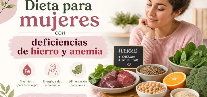 Dieta para mujeres con deficiencias de hierro y anemia