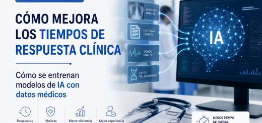 cómo mejora los tiempos de respuesta clínica Cómo se entrenan modelos de IA con datos médicos