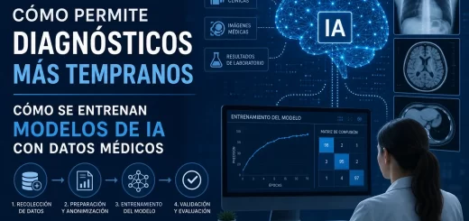 cómo permite diagnósticos más tempranos Cómo se entrenan modelos de IA con datos médicos