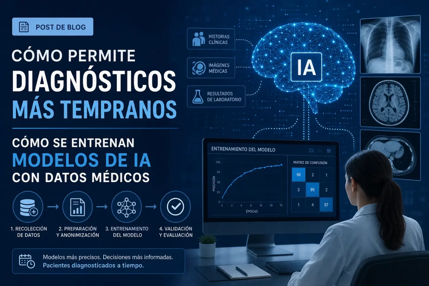 como-permite-diagnosticos-mas-tempranos-Como-se-entrenan-modelos-de-IA-con-datos-medicos | SoloSalud.net cómo permite diagnósticos más tempranos Cómo se entrenan modelos de IA con datos médicos