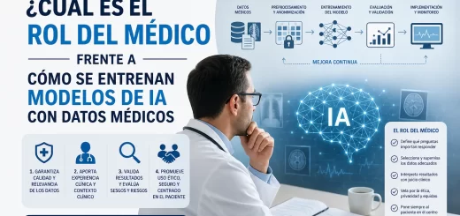 cuál es el rol del médico frente a Cómo se entrenan modelos de IA con datos médicos