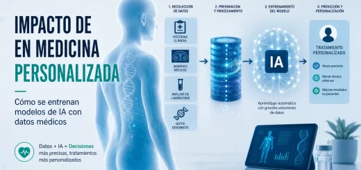 impacto de en medicina personalizada Cómo se entrenan modelos de IA con datos médicos
