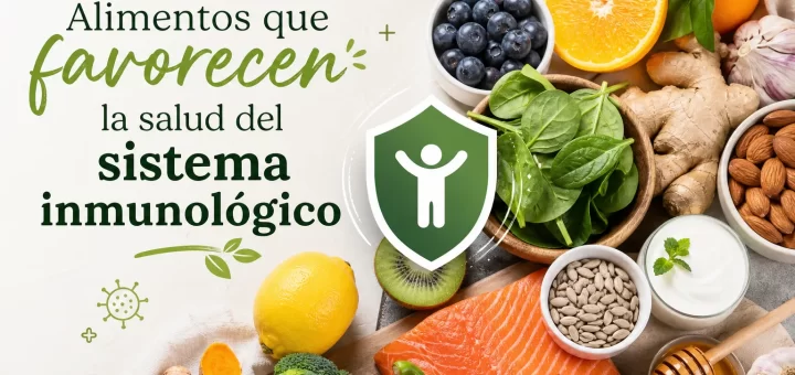 Alimentos que favorecen la salud del sistema inmunológico