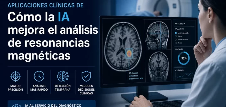 aplicaciones clínicas de Cómo la IA mejora el análisis de resonancias magnéticas